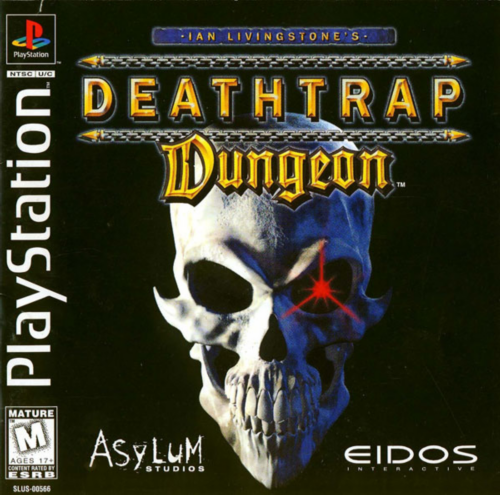 Ian Livingstones Deathtrap Dungeon (USA) Cover